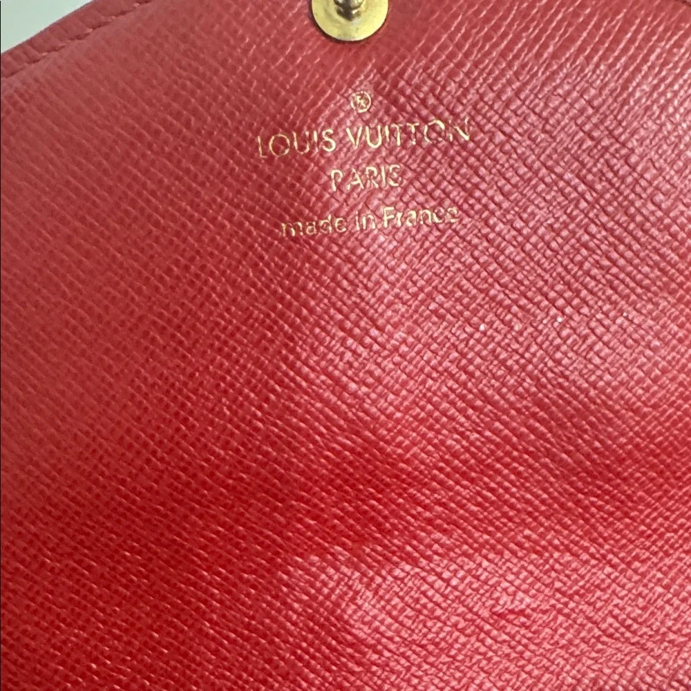 LOUIS VUITTON Portefeuille Sarah Retiro Cerise Monogram Long wallet - Picture 13 of 17